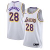 Dres Los Angeles Lakers Rui Hachimura 28 Nike 2022-23 Association Edition Bijela Swingman